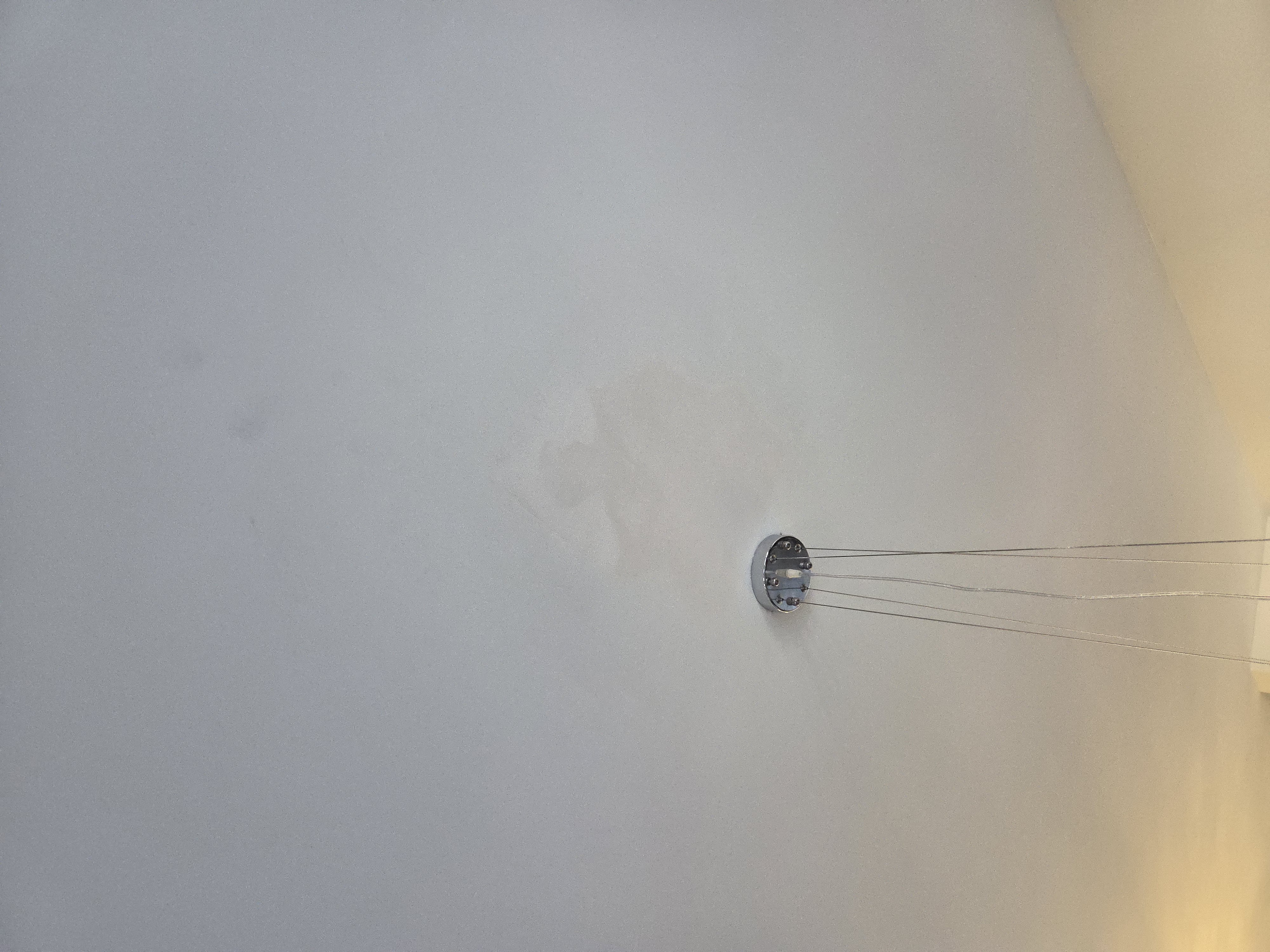 Drywall after: smooth patch ready for paint