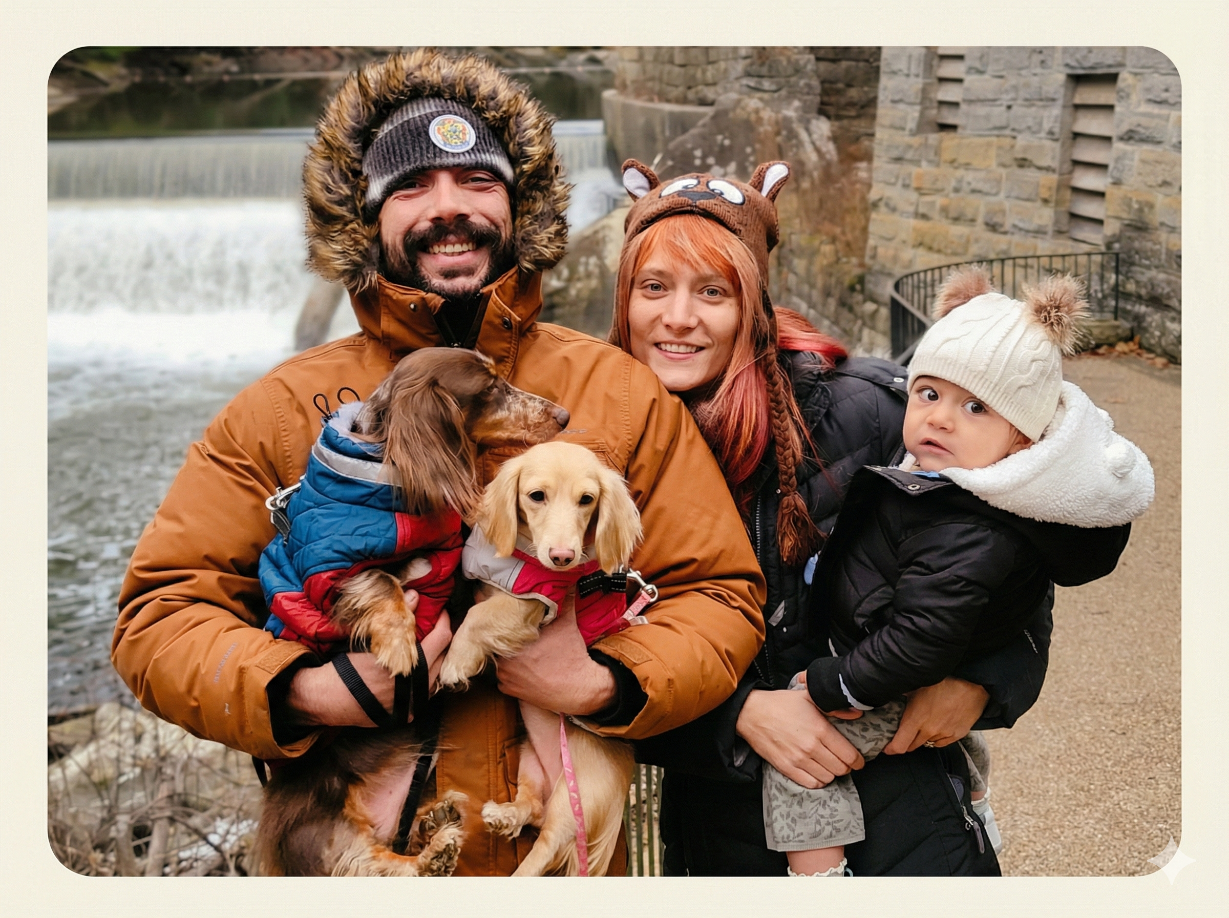 Justin Colón with family in Murfreesboro, Tennessee